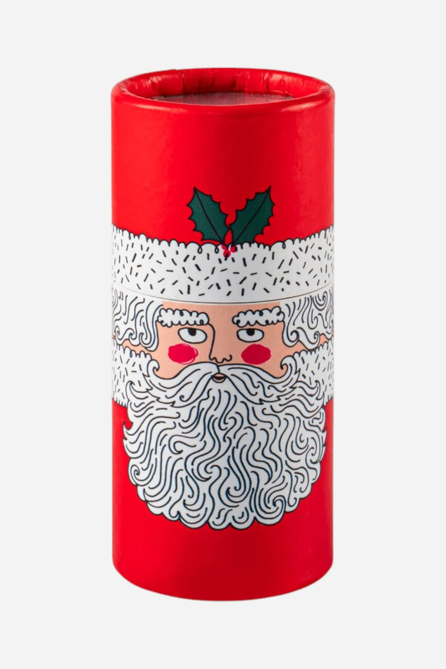 Santa Large Cylinder Matches – front view