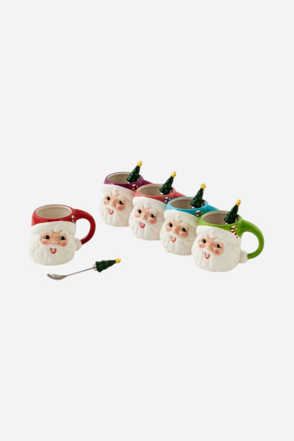 Santa Mug with Spoon