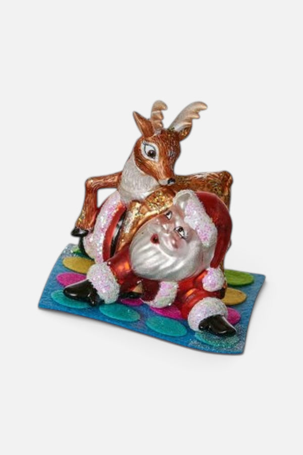 Santa/Reindeer Twister Ornament