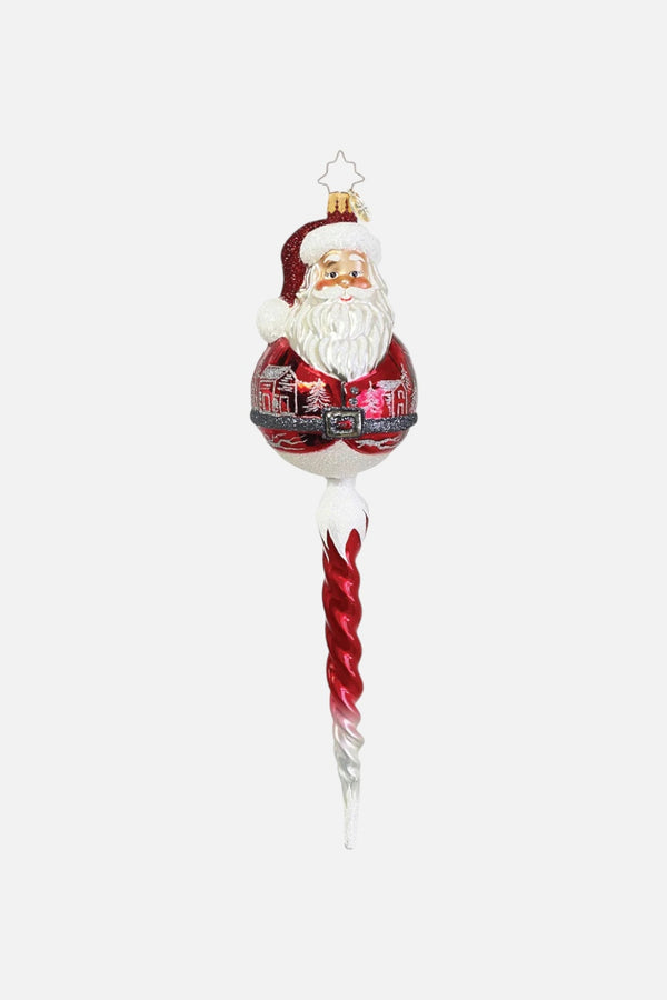 Santa's Icy Cascade Ornament