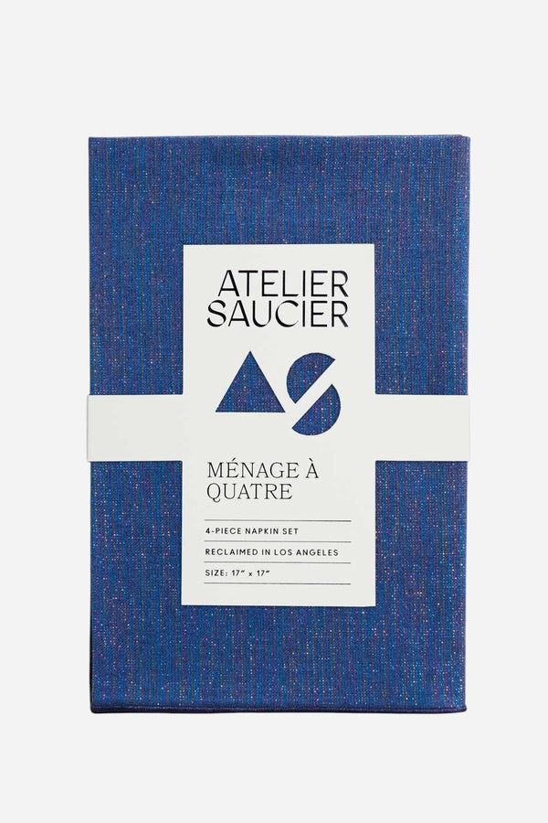 Sapphire Linen Napkin, Set of 4