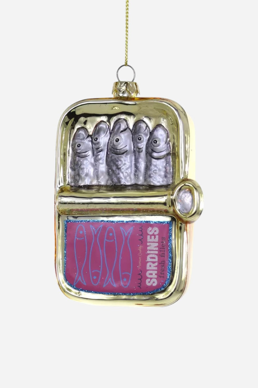 Sardines Ornament – front view