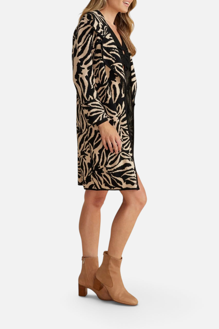 Savannah Intazia Coatigan Multi – side view
