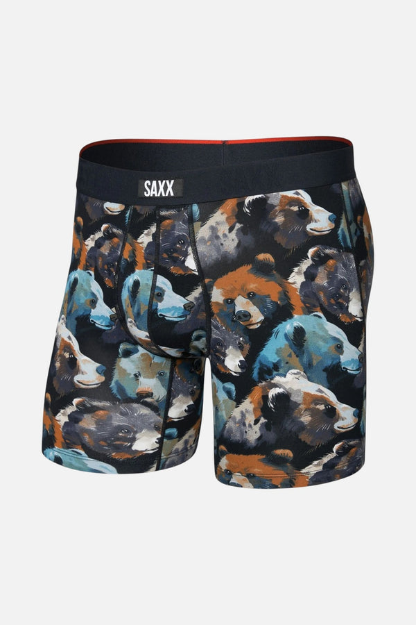 SAXX Men's Vibe Xtra Boxer Brief Fly in Beartastic