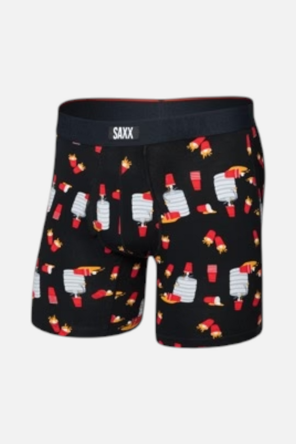 Saxx Men's Vibe Xtra Soft Comfort Boxer Brief Fly in Tapped Out