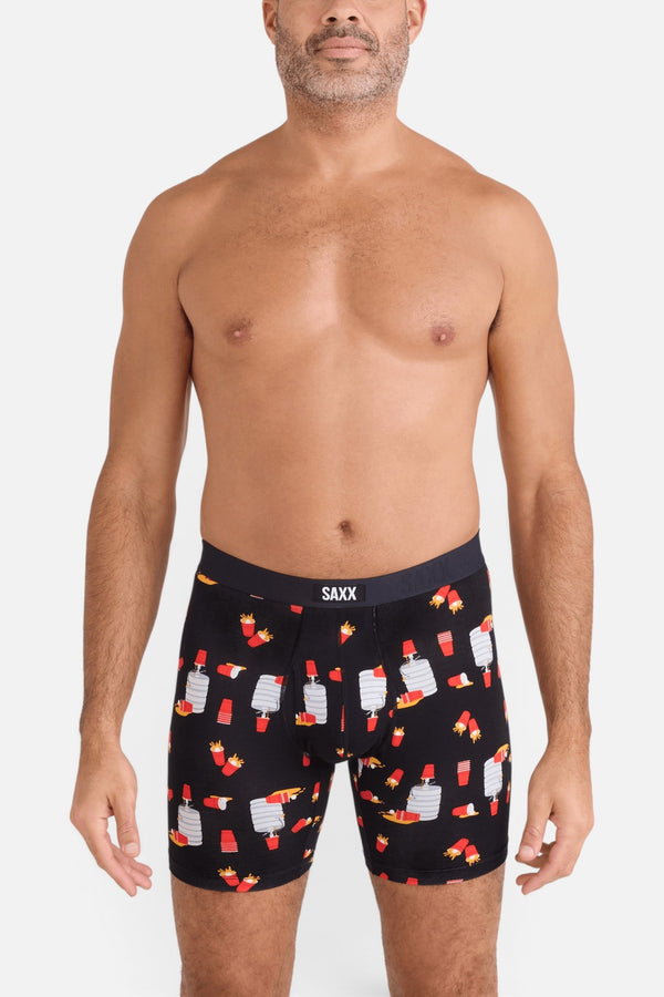 Saxx Men's Vibe Xtra Soft Comfort Boxer Brief Fly in Tapped Out