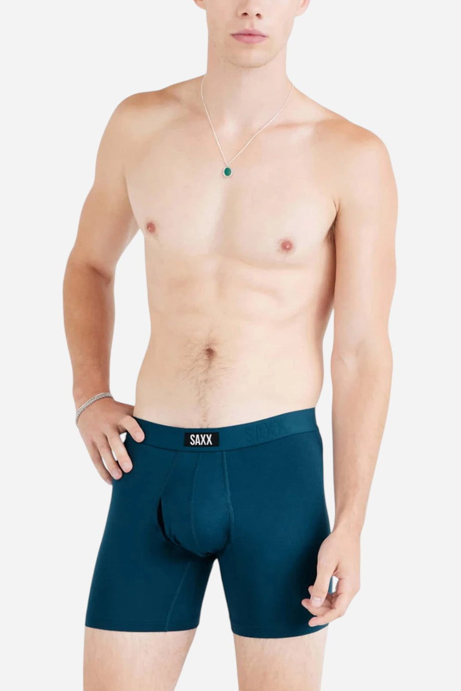 SAXX Vibe Xtra Super Soft Boxer Brief in Hurricane – back view