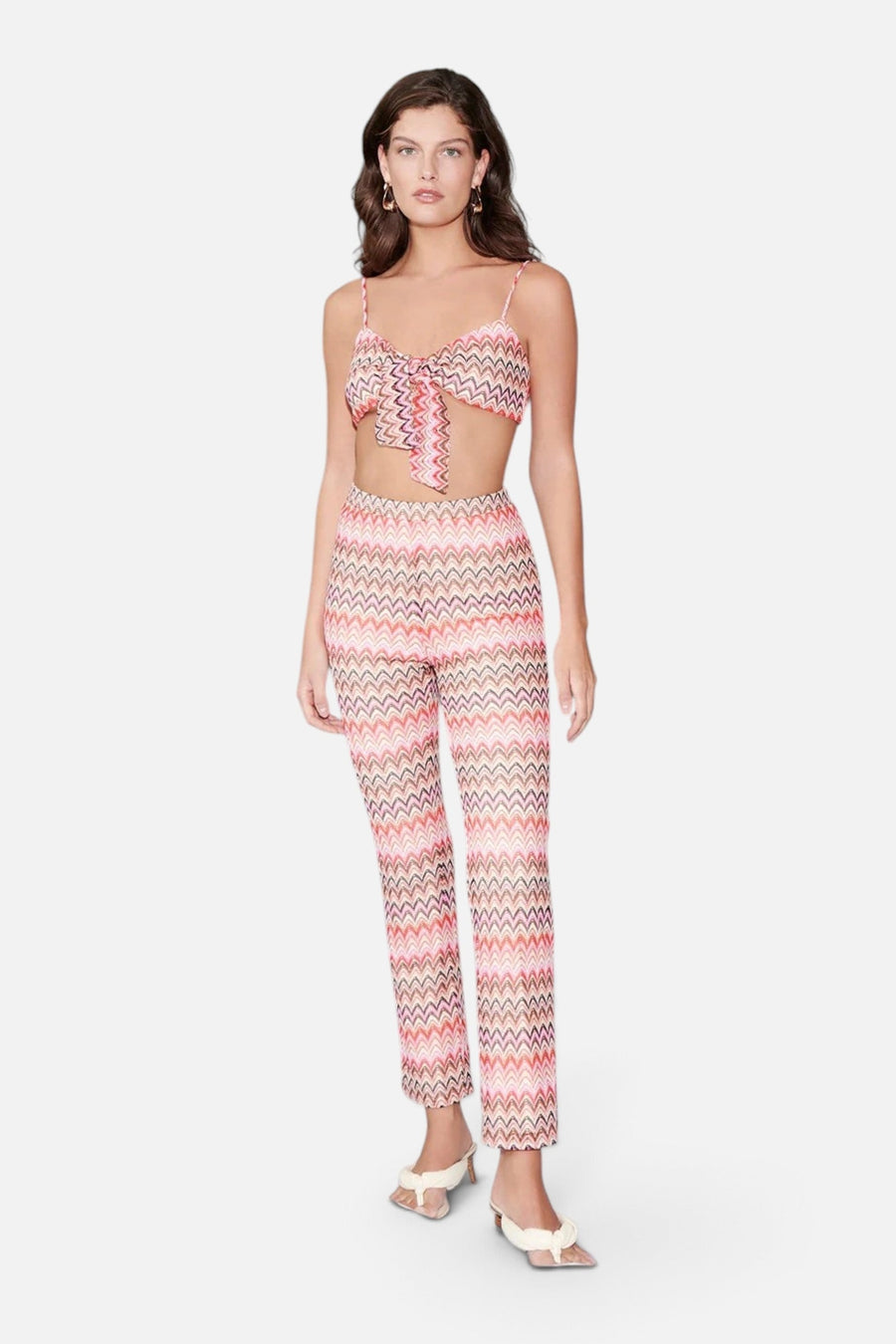 Saylor Teighlor Knit Pant Set in Gelato – side view