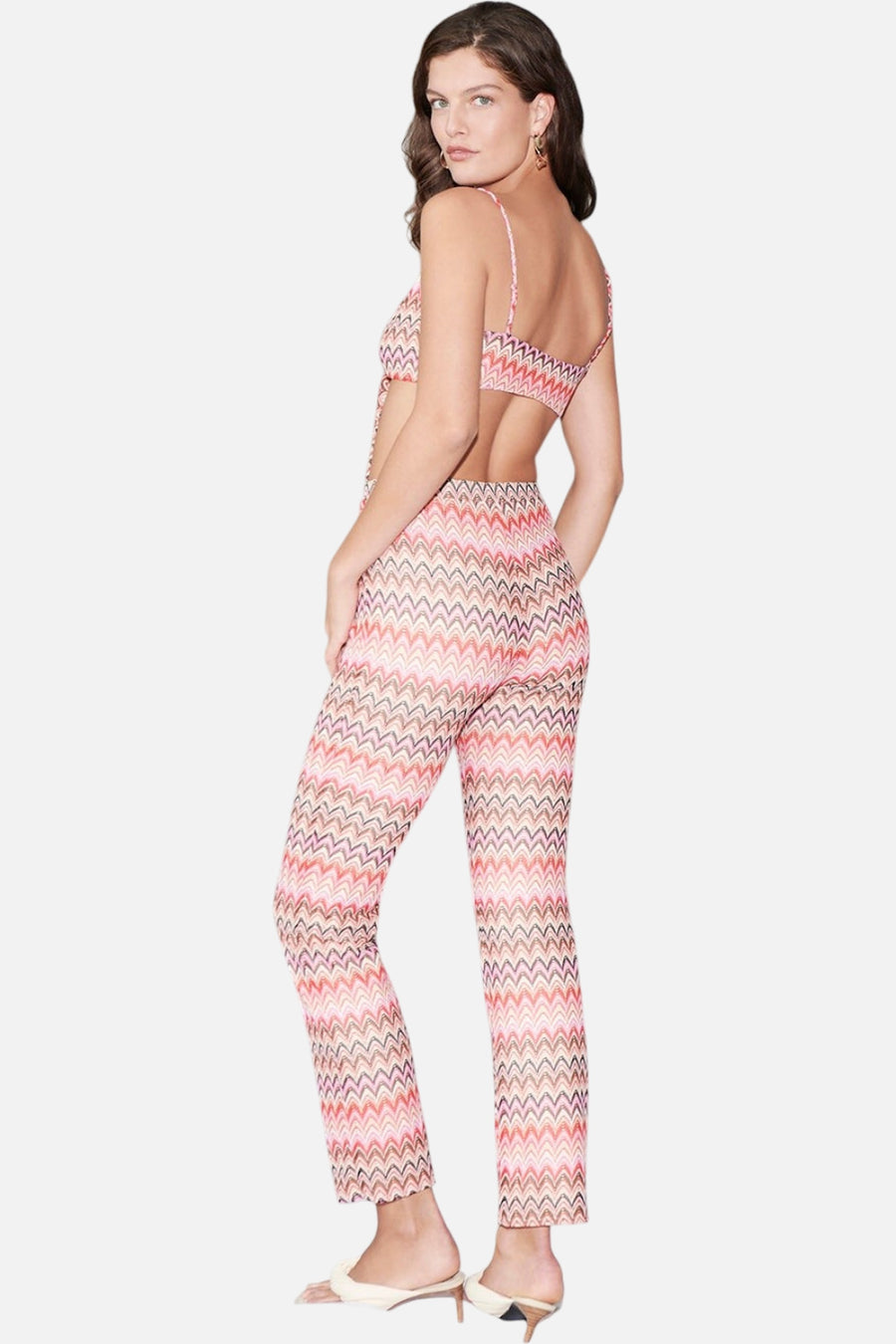 Saylor Teighlor Knit Pant Set in Gelato – side view