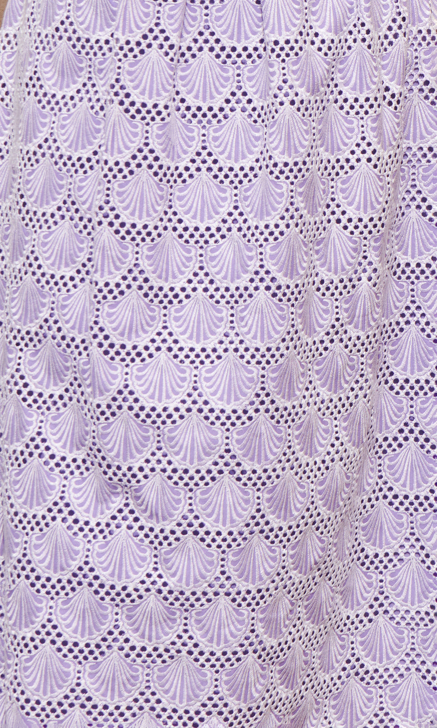 Saylor Wilhelmina Shell Eyelet Midi Dress – detail