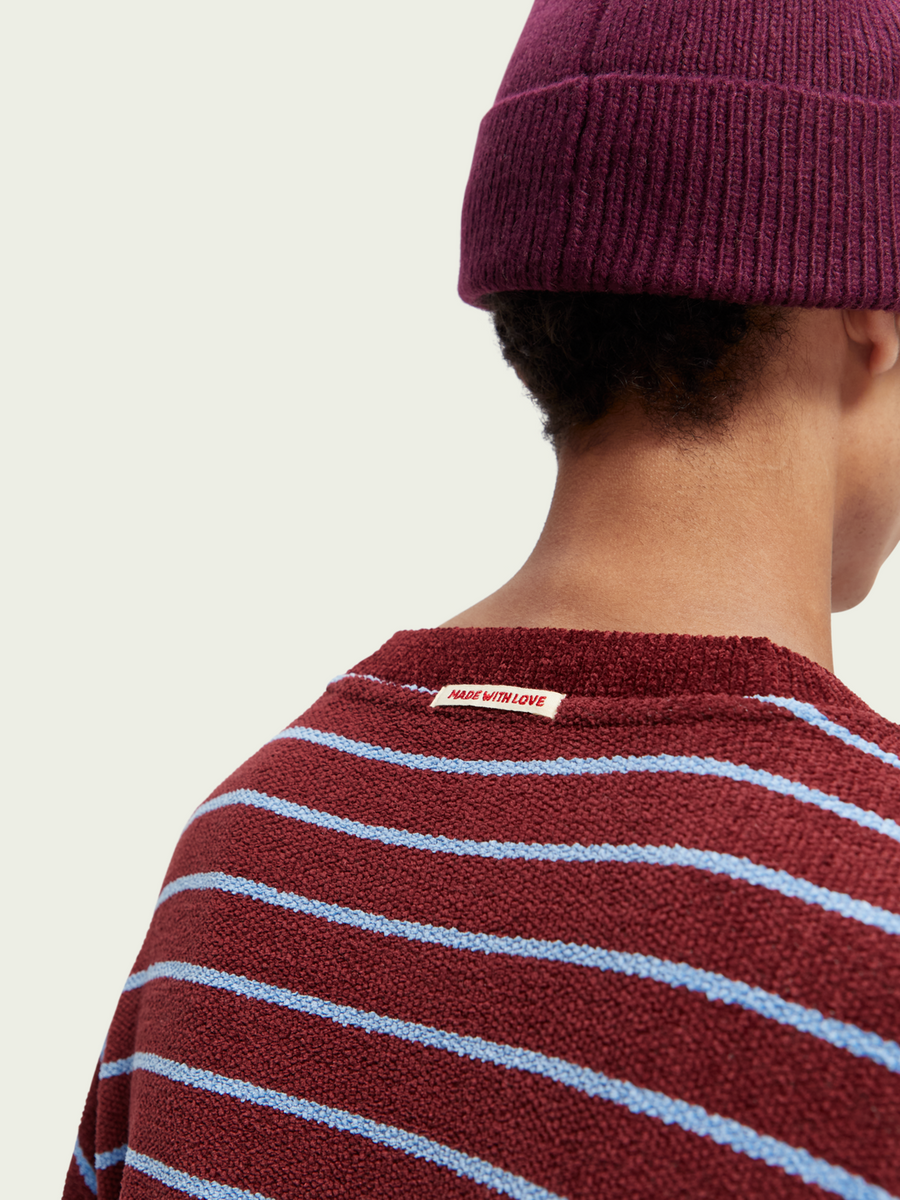 Scotch & Soda 169187 Stripe Felpa Crew Sweat – detail