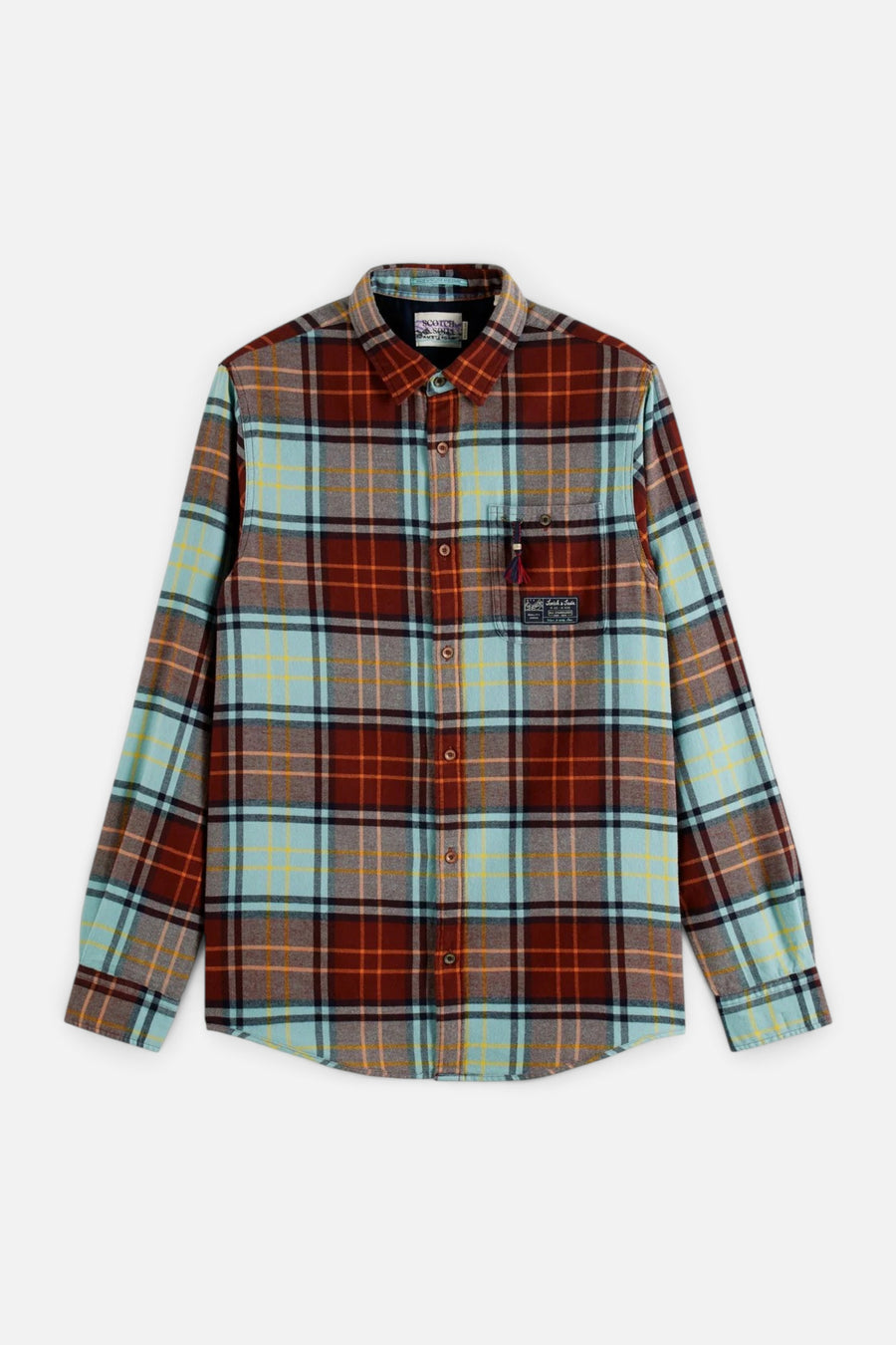 Scotch & Soda Mid-Weight Brushed Flannel – front view
