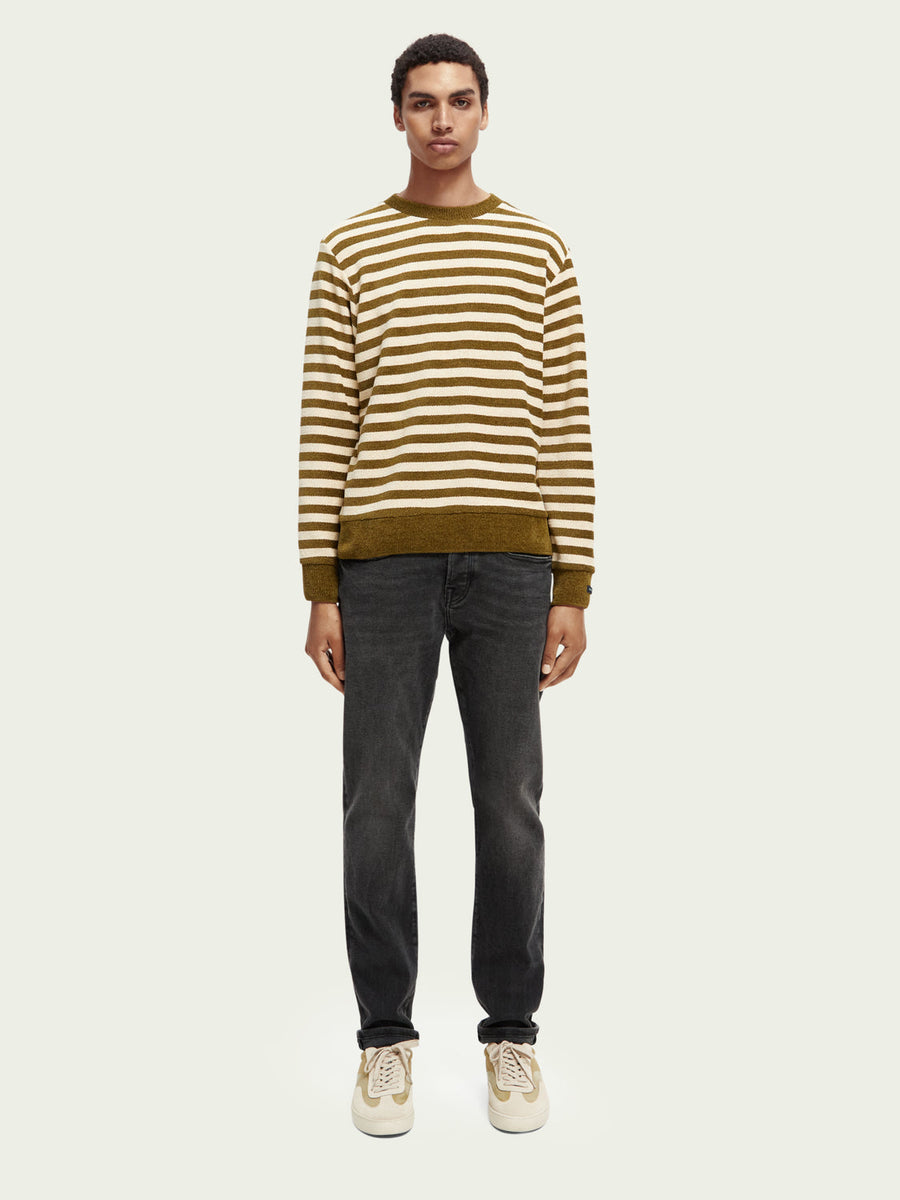 Scotch & Soda Ralston Regular Slim Fit Jeans in Carbon – back view