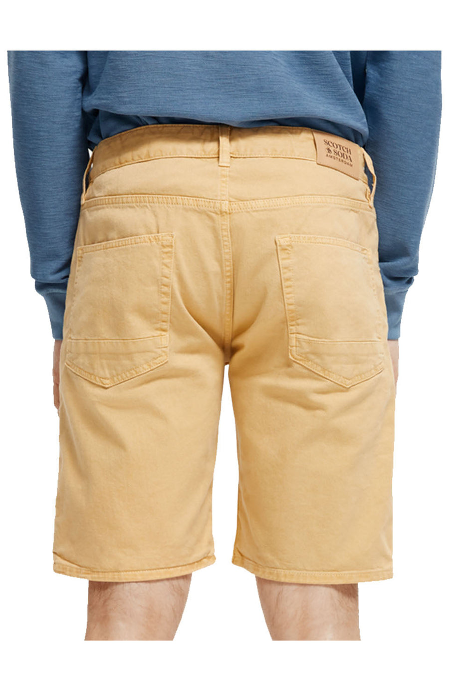 Scotch & Soda Ralston Twill 5-Pocket Shorts – back view