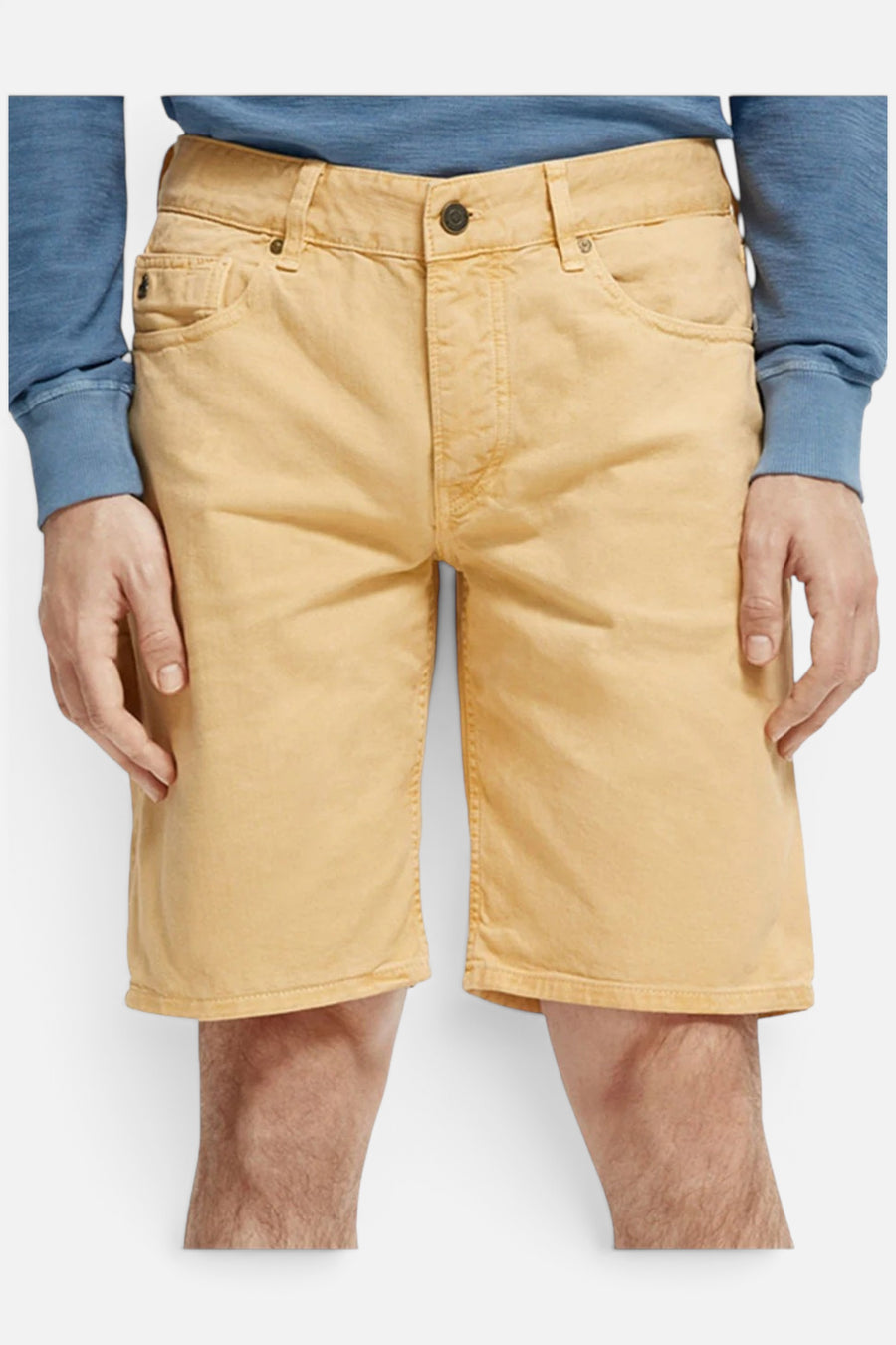 Scotch & Soda Ralston Twill 5-Pocket Shorts – front view