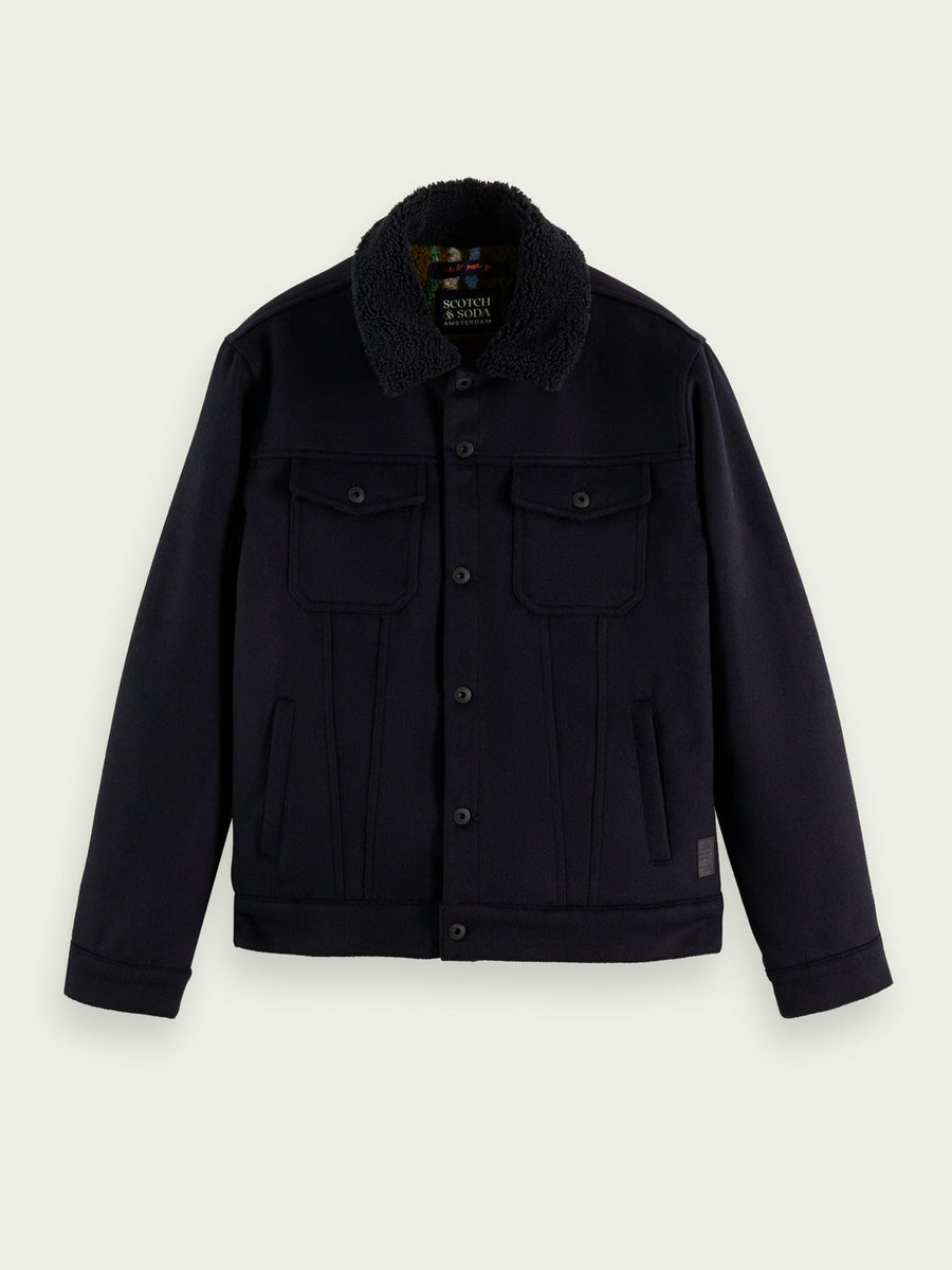 Scotch & Soda Sherpa Lined Trucker Jacket – alternate
