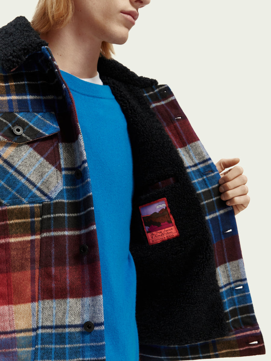 Scotch & Soda Sherpa Lined Trucker Jacket – alternate