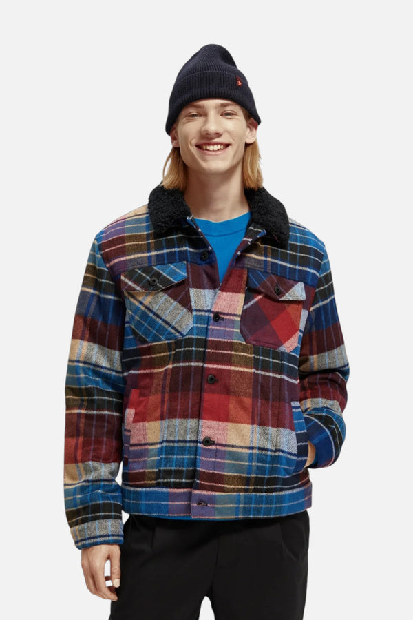 Scotch & Soda Sherpa Lined Trucker Jacket