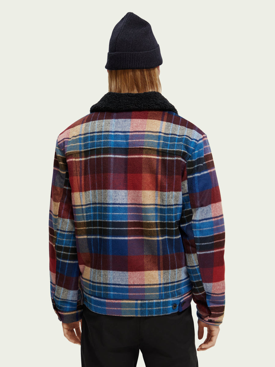 Scotch & Soda Sherpa Lined Trucker Jacket – side view