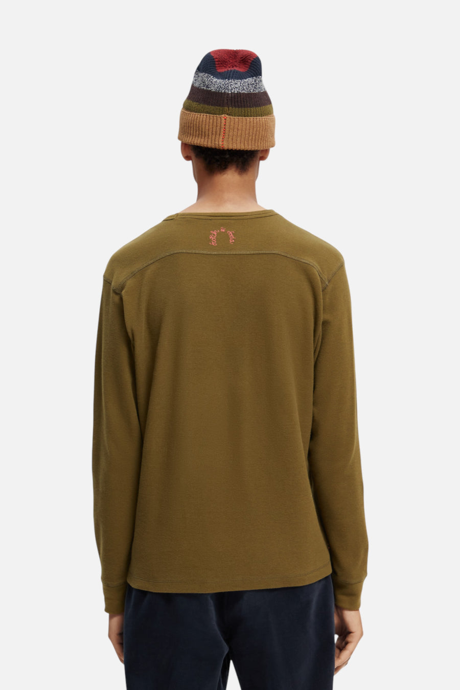Scotch & Soda Structured Waffle Tee – side view