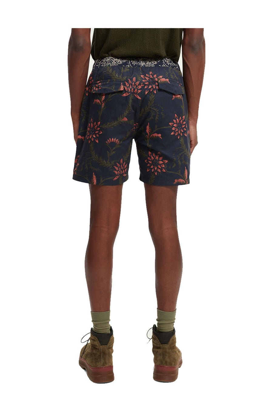 Scotch & Soda Swim Shorts In Combo A – back view