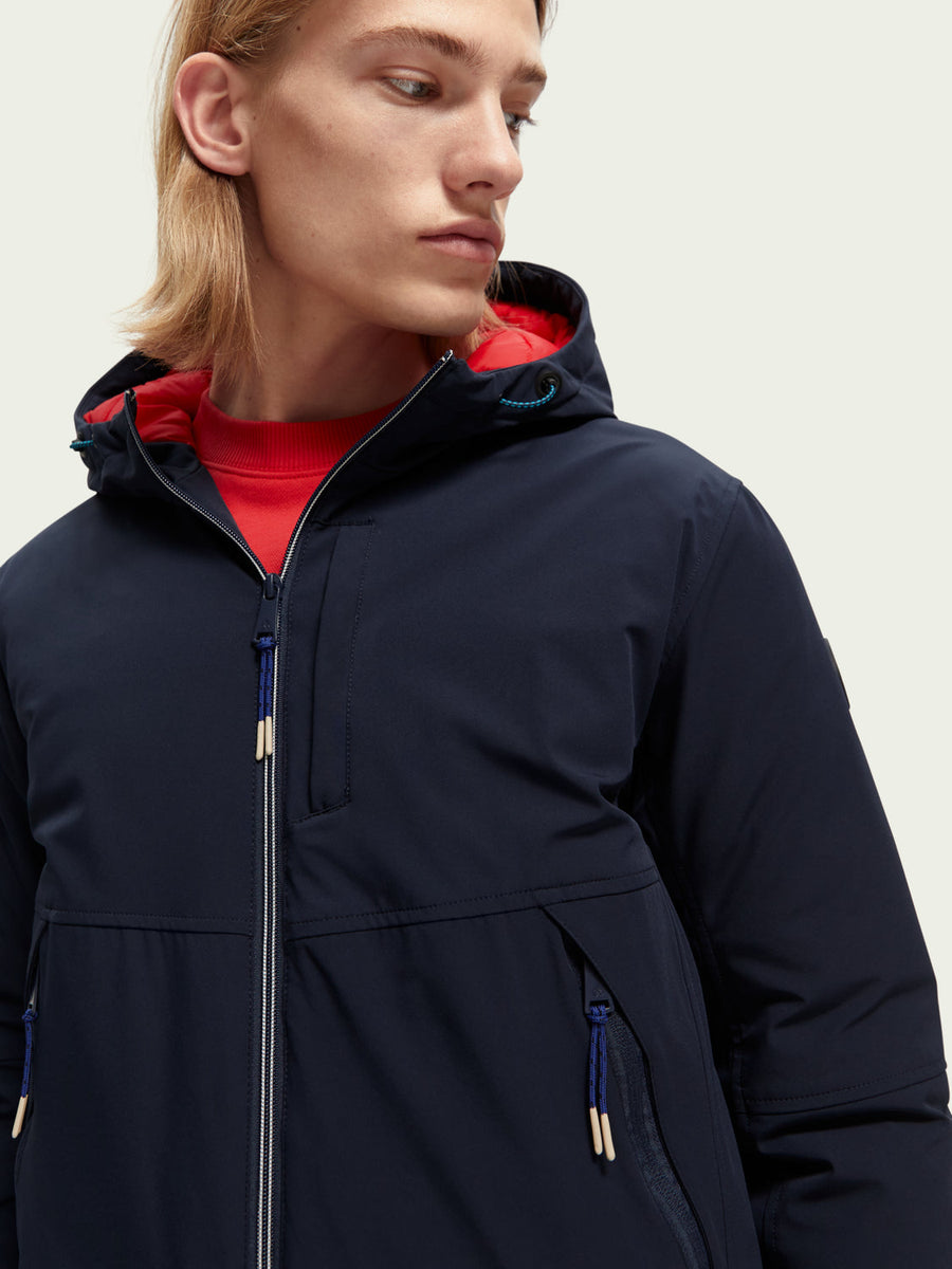 Scotch & Soda Water Repellent Hooded Jacket – alternate
