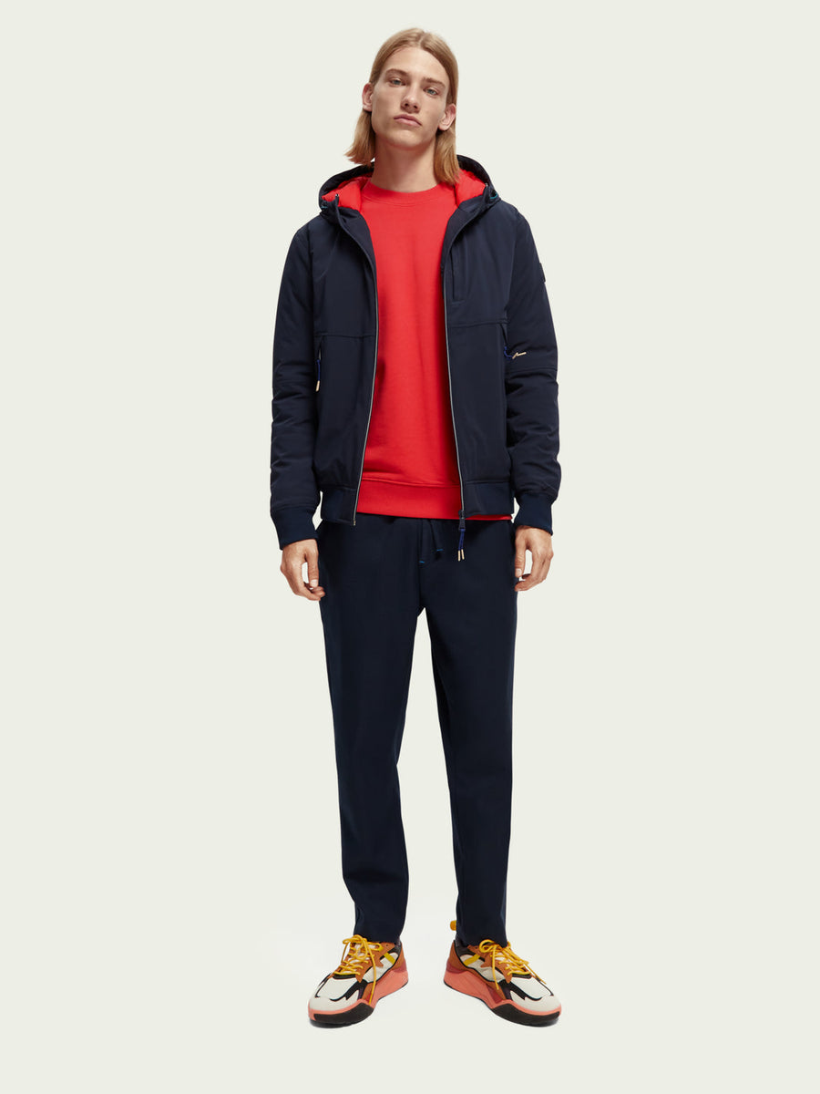Scotch & Soda Water Repellent Hooded Jacket – back view