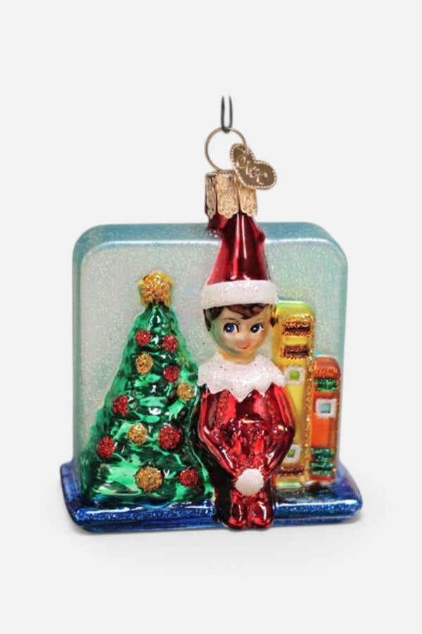 Scout Elf Storytime Ornament