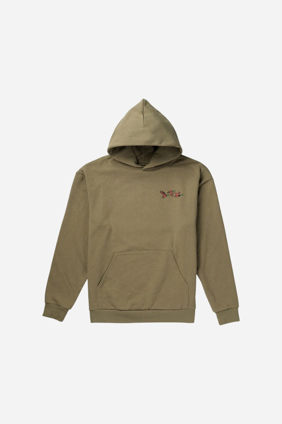 Seager Good Company Heavy-Weight Hoodie in Olive – front view