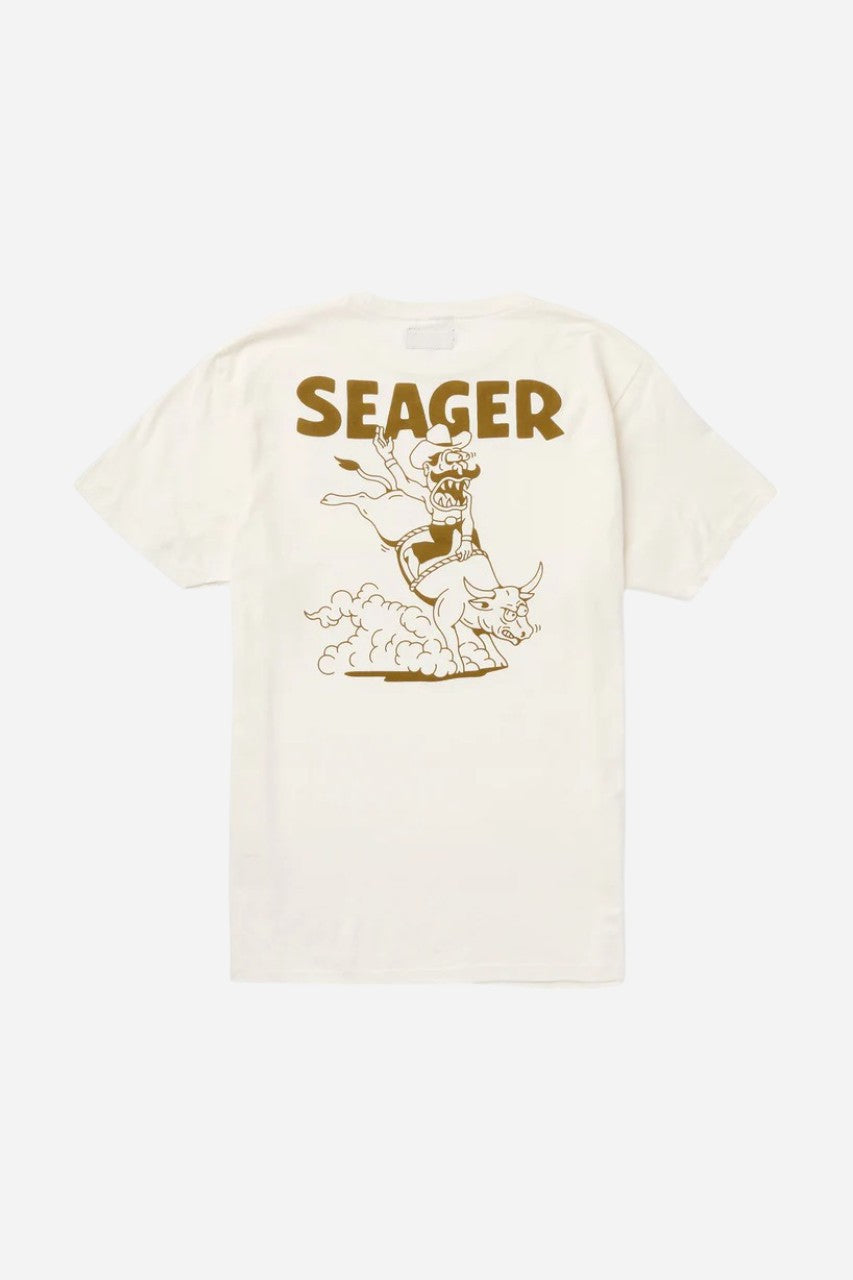 Seager Jaripeo Tee in Vintage White – front view