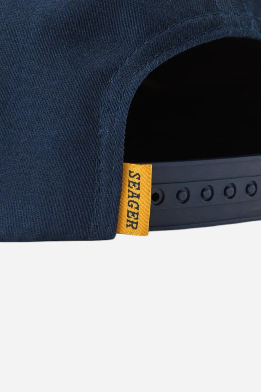 Seager Los Rios Canvas Snapback Navy – detail