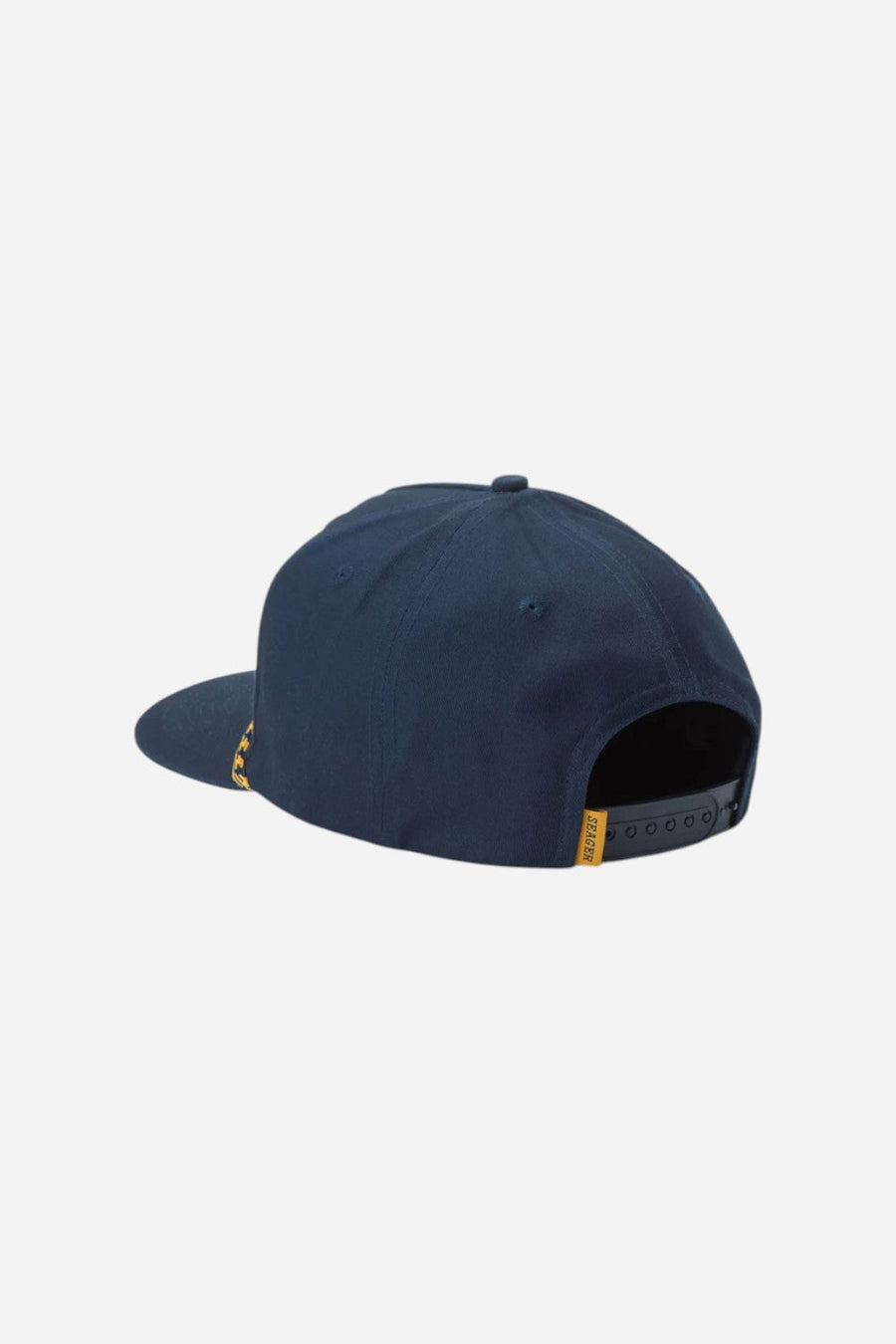 Seager Los Rios Canvas Snapback Navy – side view