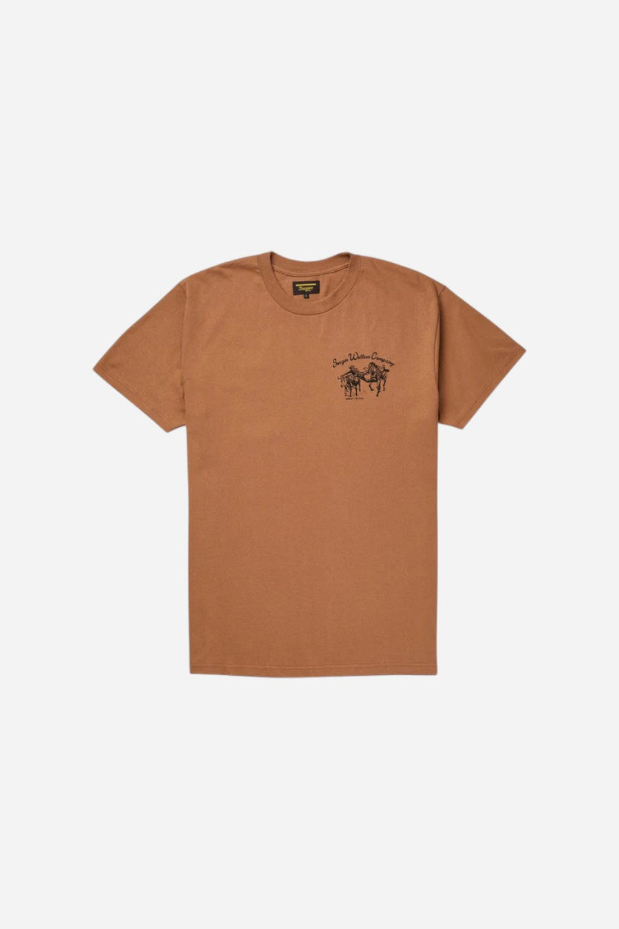 Seager Los Rios Tee Brown – back view