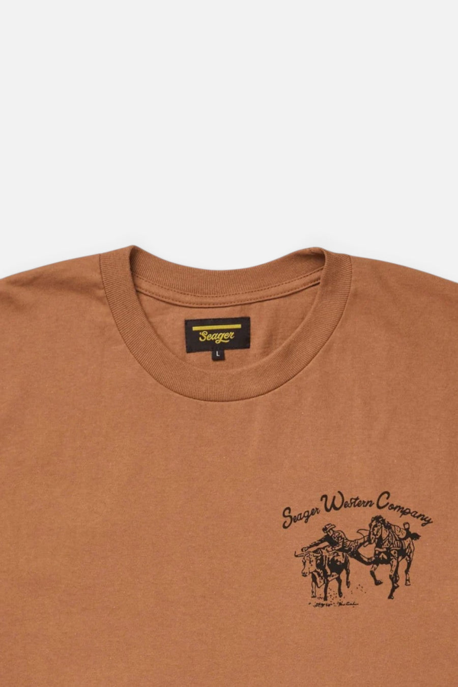 Seager Los Rios Tee Brown – side view