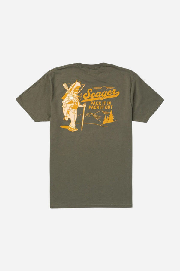 Seager Papaw Tee Army in Green
