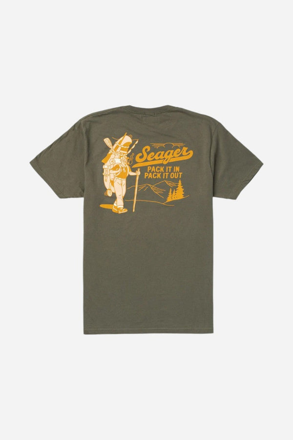 Seager Papaw Tee Army in Green