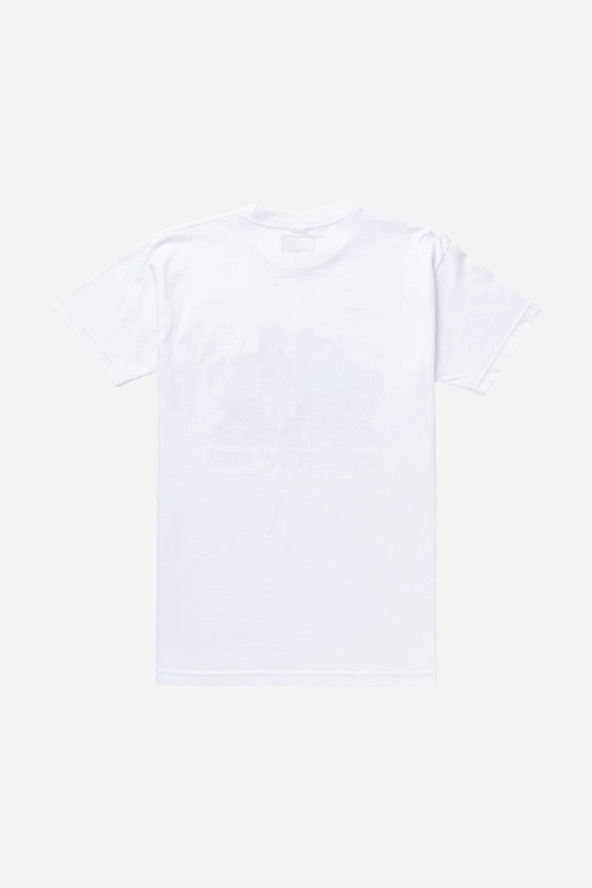 Seager Quittin' Time Heavyweight Tee in White – side view