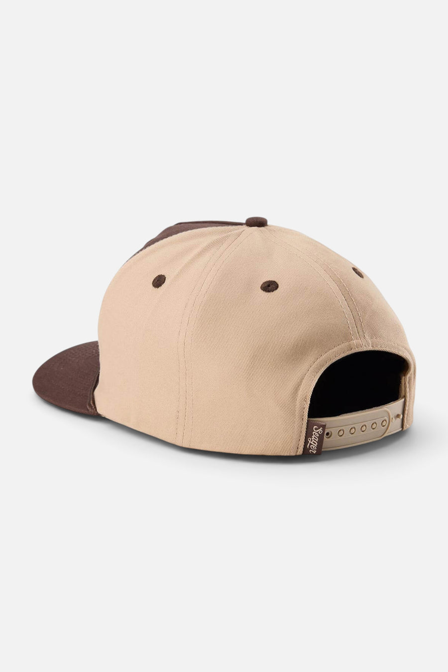 Seager Raised Right Trucker Hat in Brown – side view