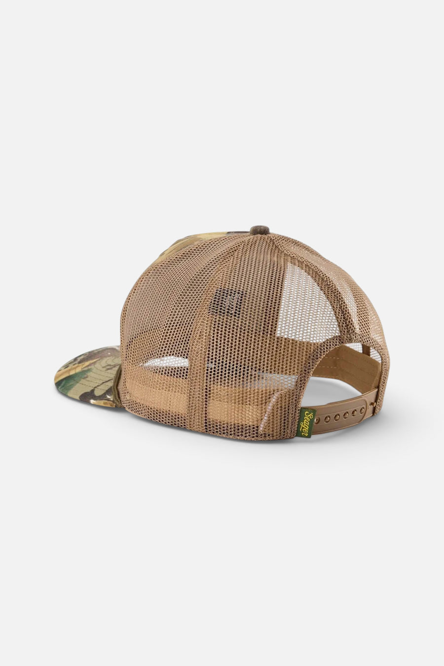 Seager Raised Right Trucker Hat in Camo – back view