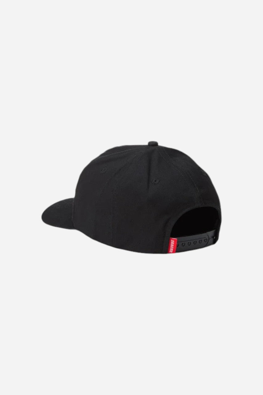 Seager Ranahan Snapback Hat in Black – side view