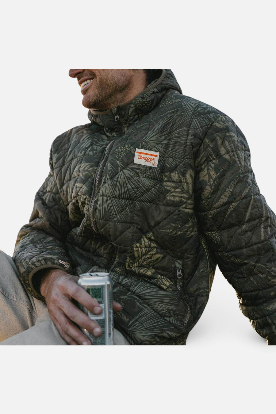Seager Ruff & Tuff Puff Jacket in Seager Camo – alternate