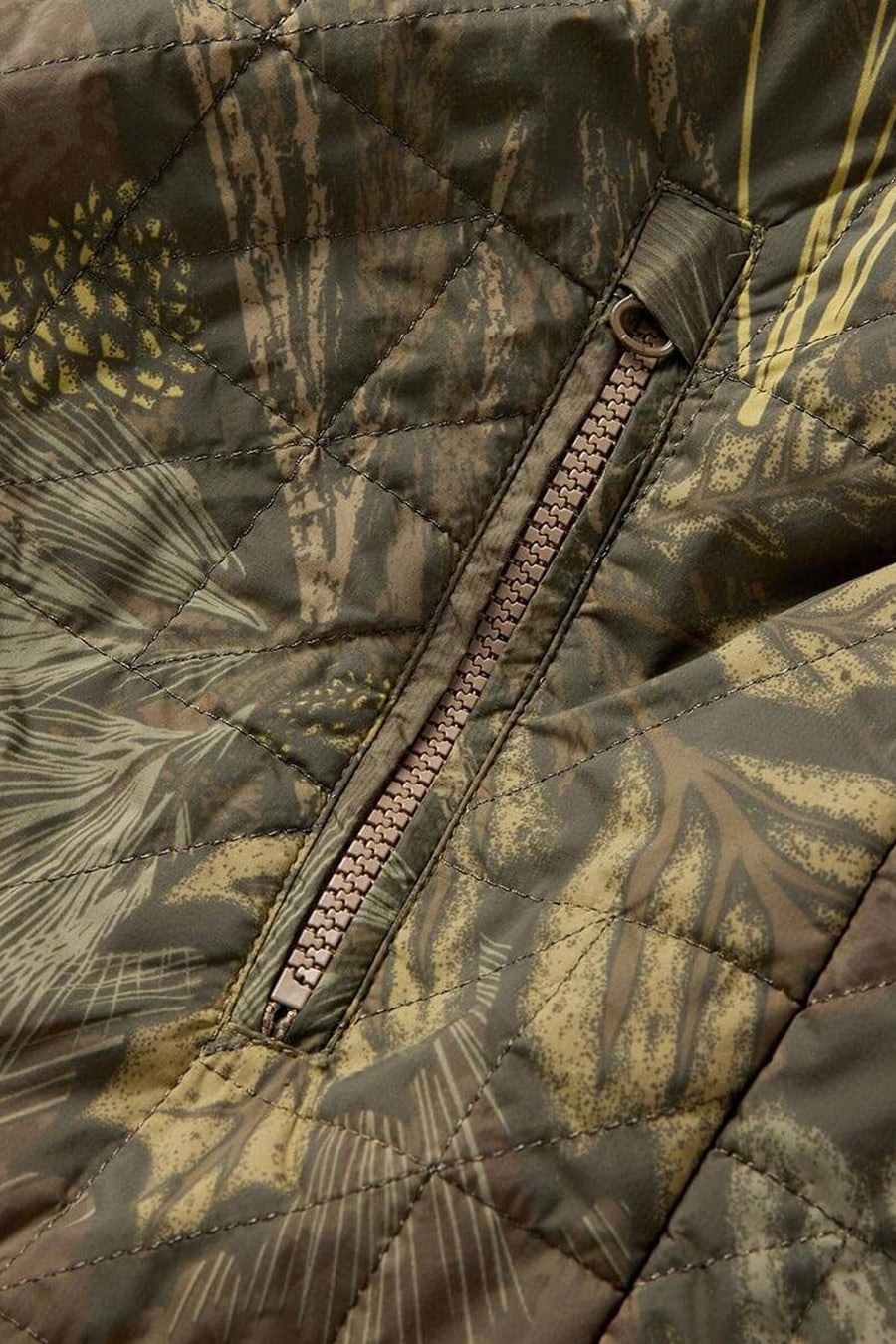 Seager Ruff & Tuff Puff Jacket in Seager Camo – detail