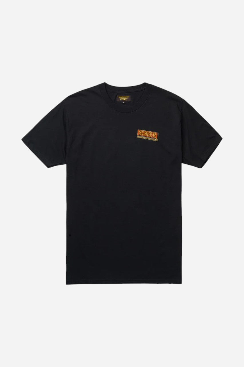 Seager Trucking Tee in Black – back view