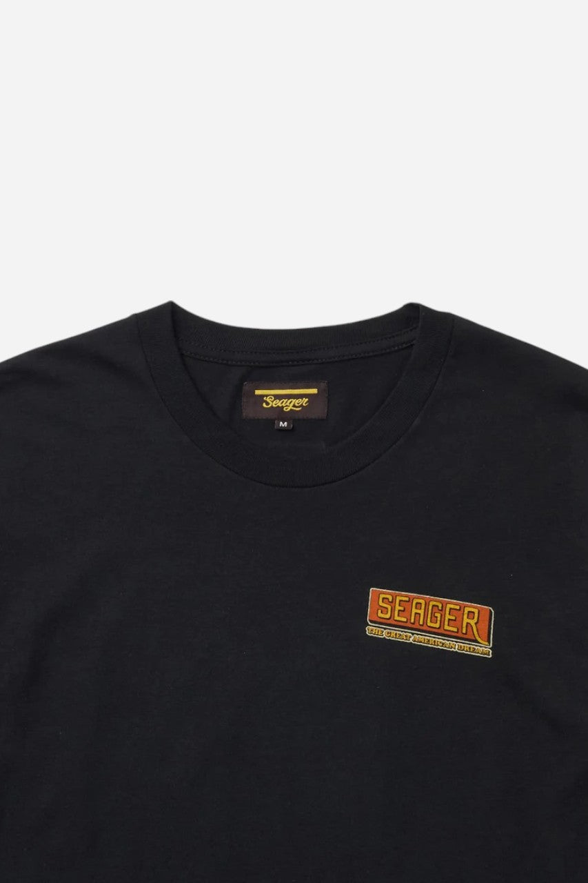 Seager Trucking Tee in Black – side view
