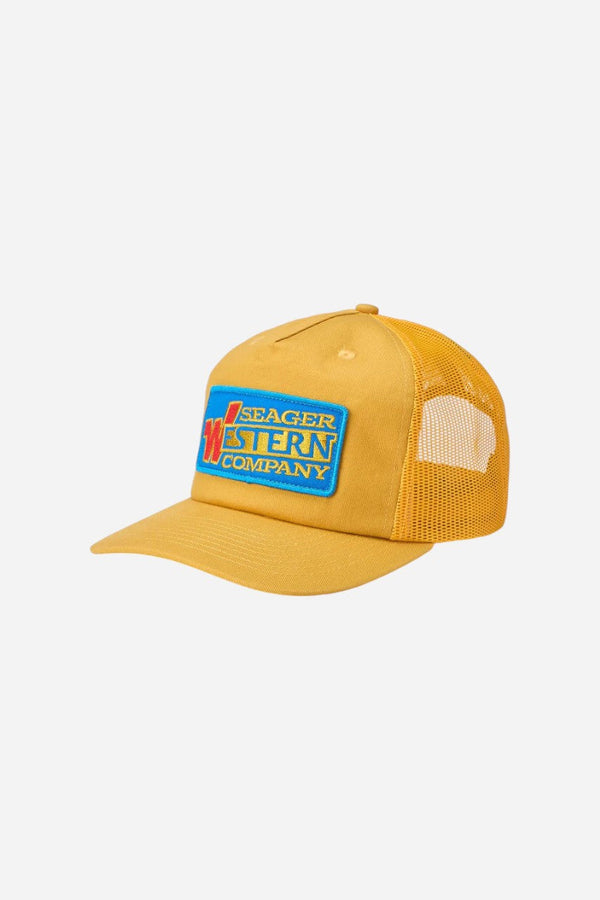 Seager Western Wear Snapback Hat in Gold Yellow