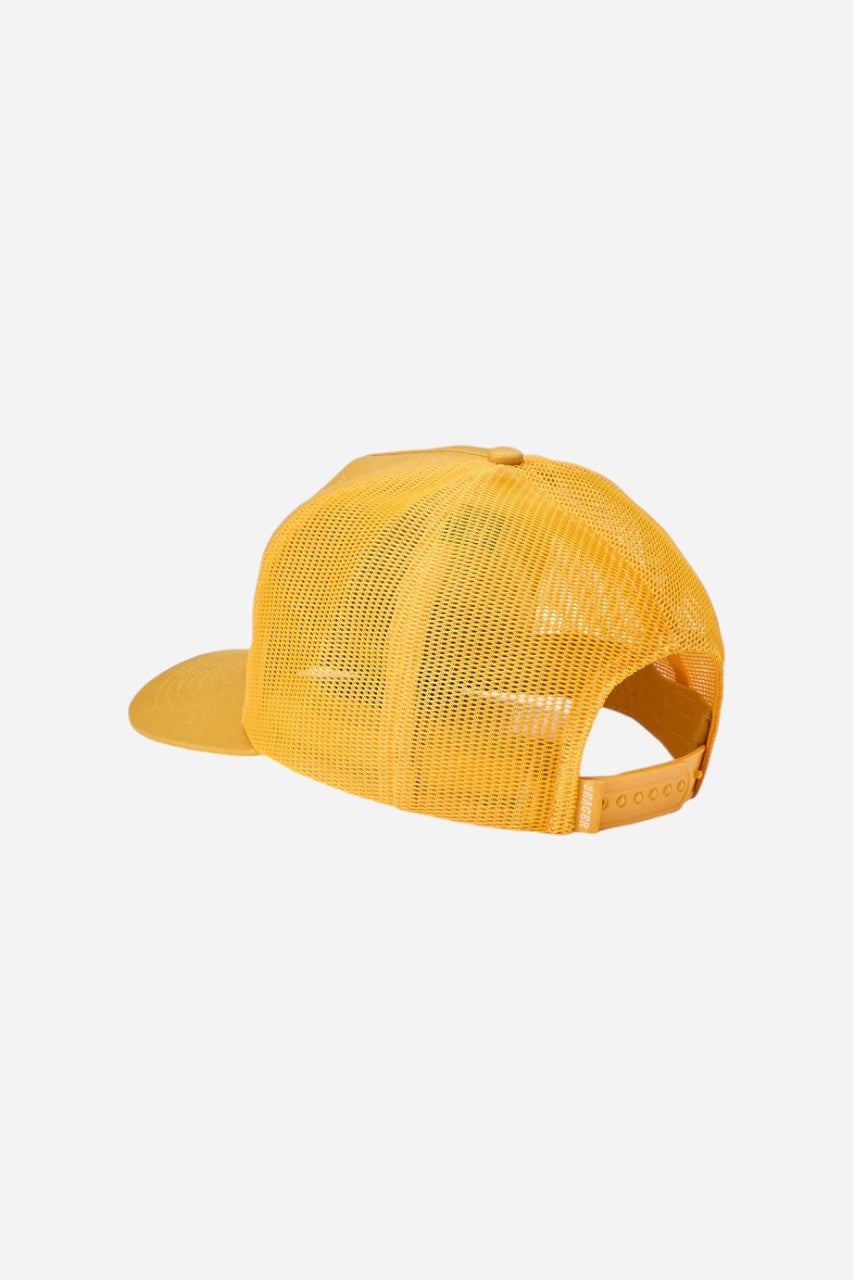Seager Western Wear Snapback Hat in Gold Yellow – side view