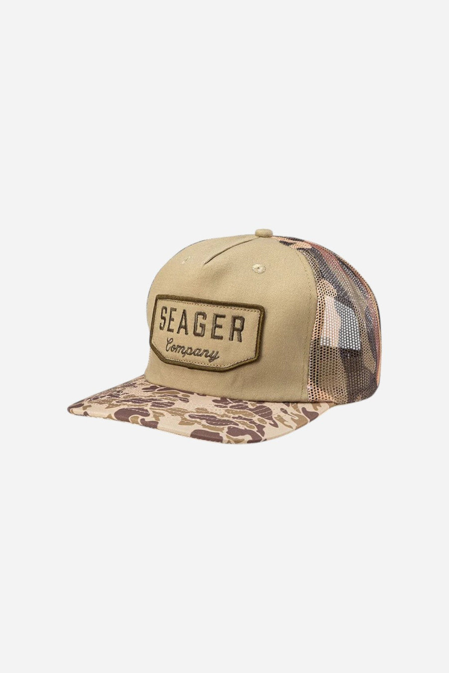 Seager Wilson Mesh Snapback Duck Camo – front view