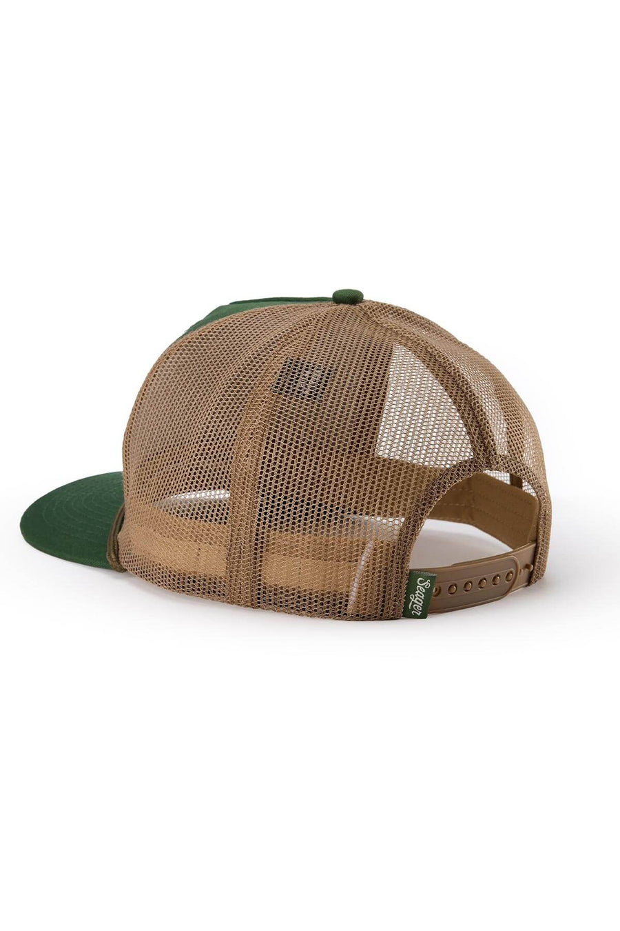 Seager x Waylon Jennings Always Been Crazy Trucker Hat in Green – back view