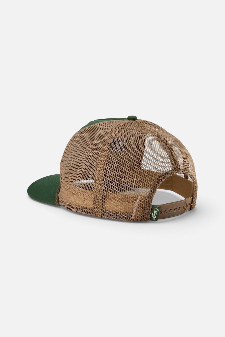 Seager x Waylon Jennings Always Been Crazy Trucker Hat in Green – back view