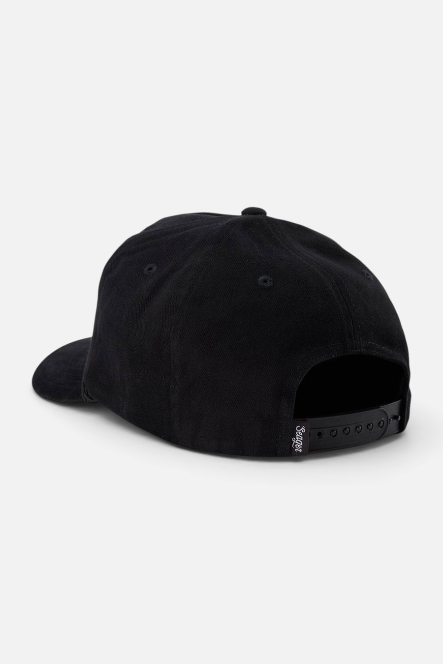 Seager x Waylon Jennings Good Hearted Woman Snapback in Black – back view